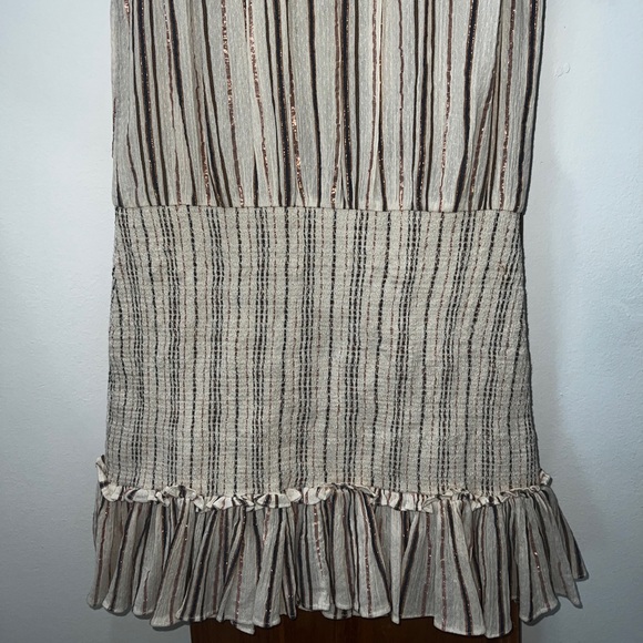 Veronica Beard Cox Smocked Striped Mini Dress - Picture 14 of 15